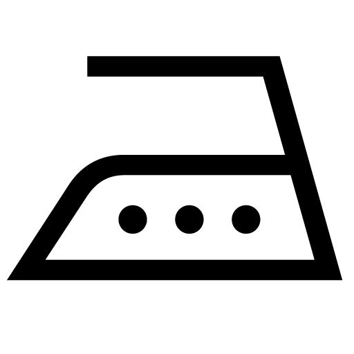 底面温度 200℃を限度としてアイロン仕上げ処理ができる。 底面温度 200℃を限度としてアイロン仕上げ処理ができる。